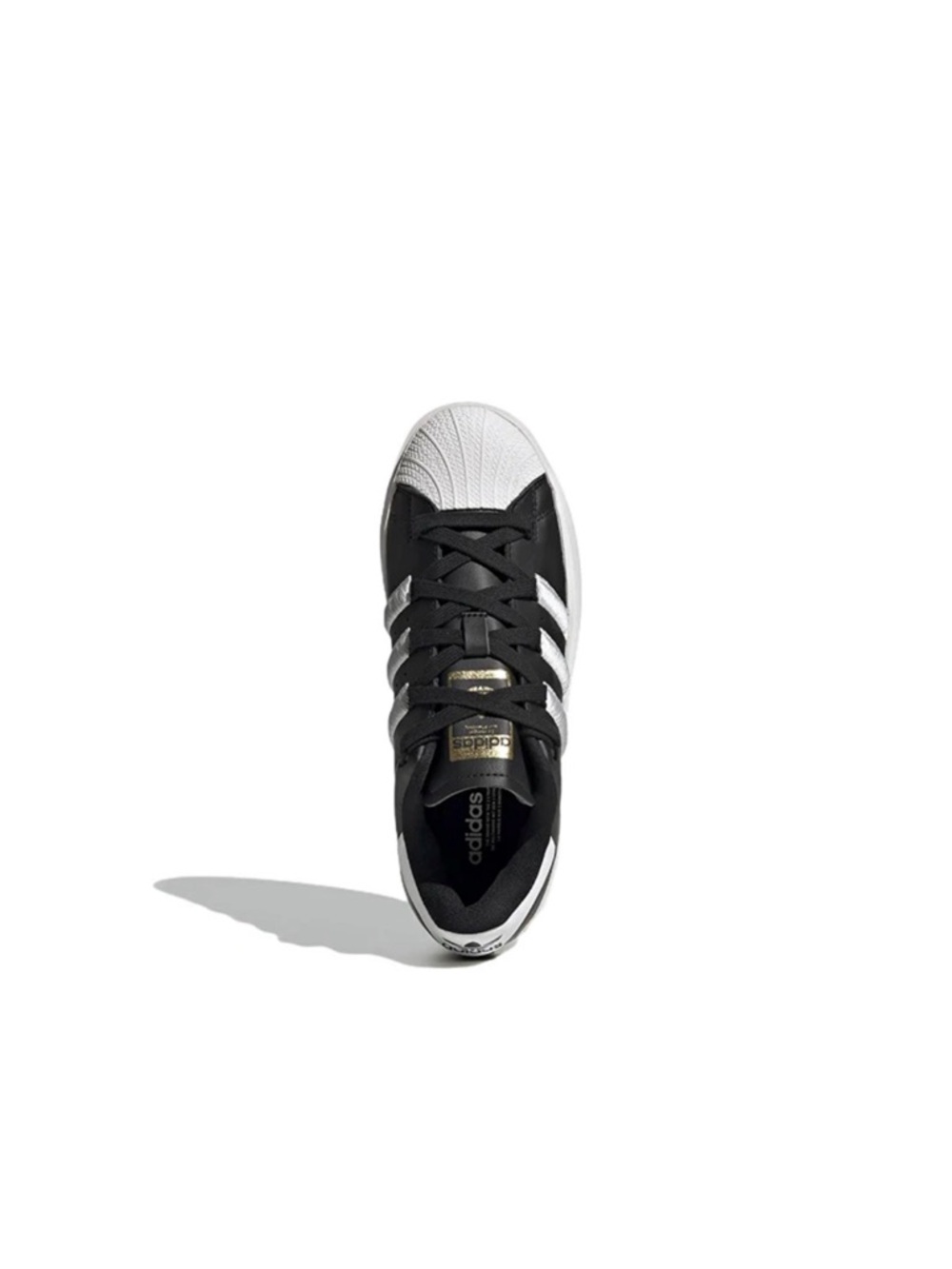 adidas Superstar Bonega W Black & White Platform gold superstar Sneakers - Picture 6 of 8